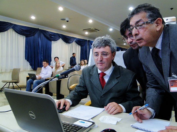 Magistrados durante o curso de Aperfeiçoamento da Atividade Judicante em Belém.