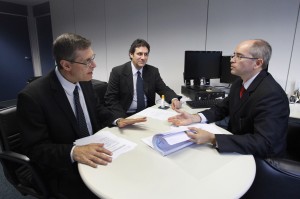 Drs. Ricardo Chimenti, Benedito Siciliano e Marivaldo Dantas 