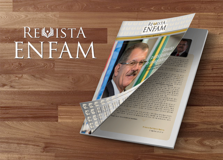 Ministro Humberto Martins apresenta a primeira edição da Revista Enfam