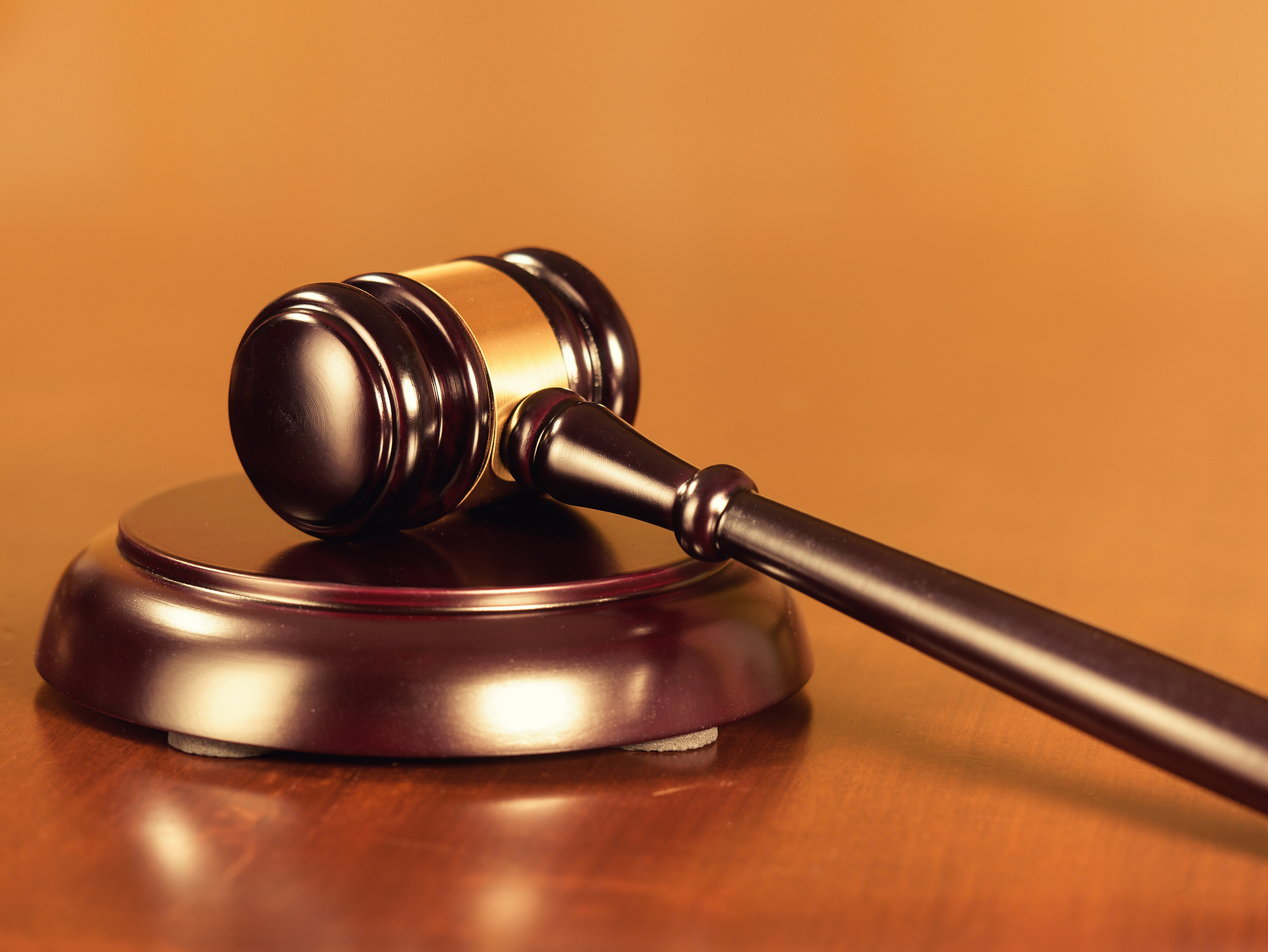 gavel justice hammer on desk