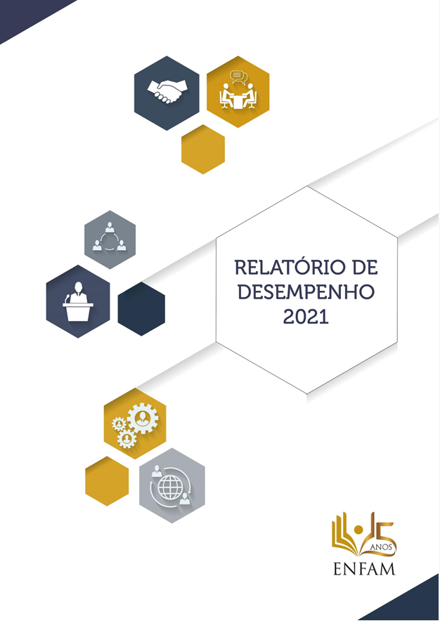 Capa do relatório de desempenho de 2021