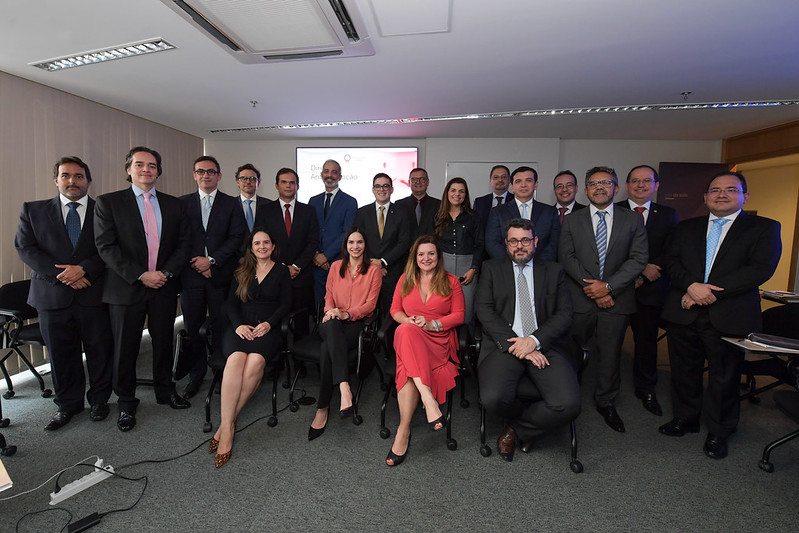 Primeira turma da especialização em Direito Anticorrupção na sede da Enfam