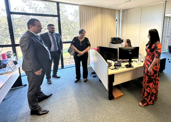 Visita institucional da desembargadora do Tribunal de Justiça do Amazonas