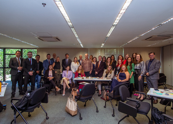 Representantes de escolas de diversos locais do país participaram de oficinas de ensino que buscam a qualificação de docentes