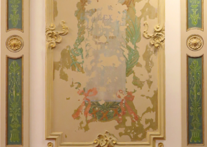 Retrato de uma parede decorativa