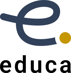 Logo do Educa - plataforma de cursos Enfam