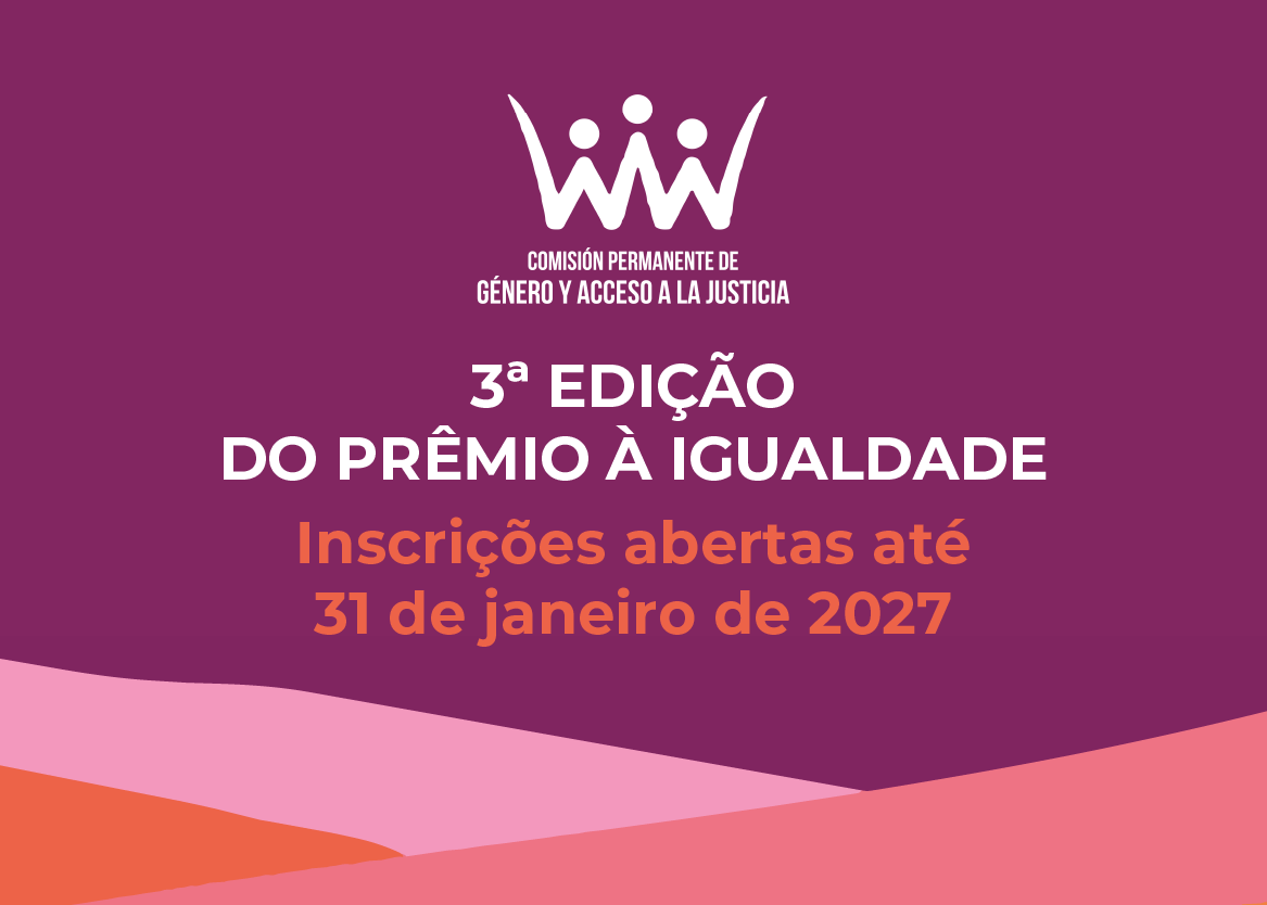 Terceira edição do Premio à Igualdade recebe candidaturas até janeiro de 2027